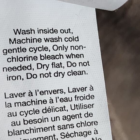 Gap Shimmering Gold Accent Beige Blouse - Picture 4 of 5